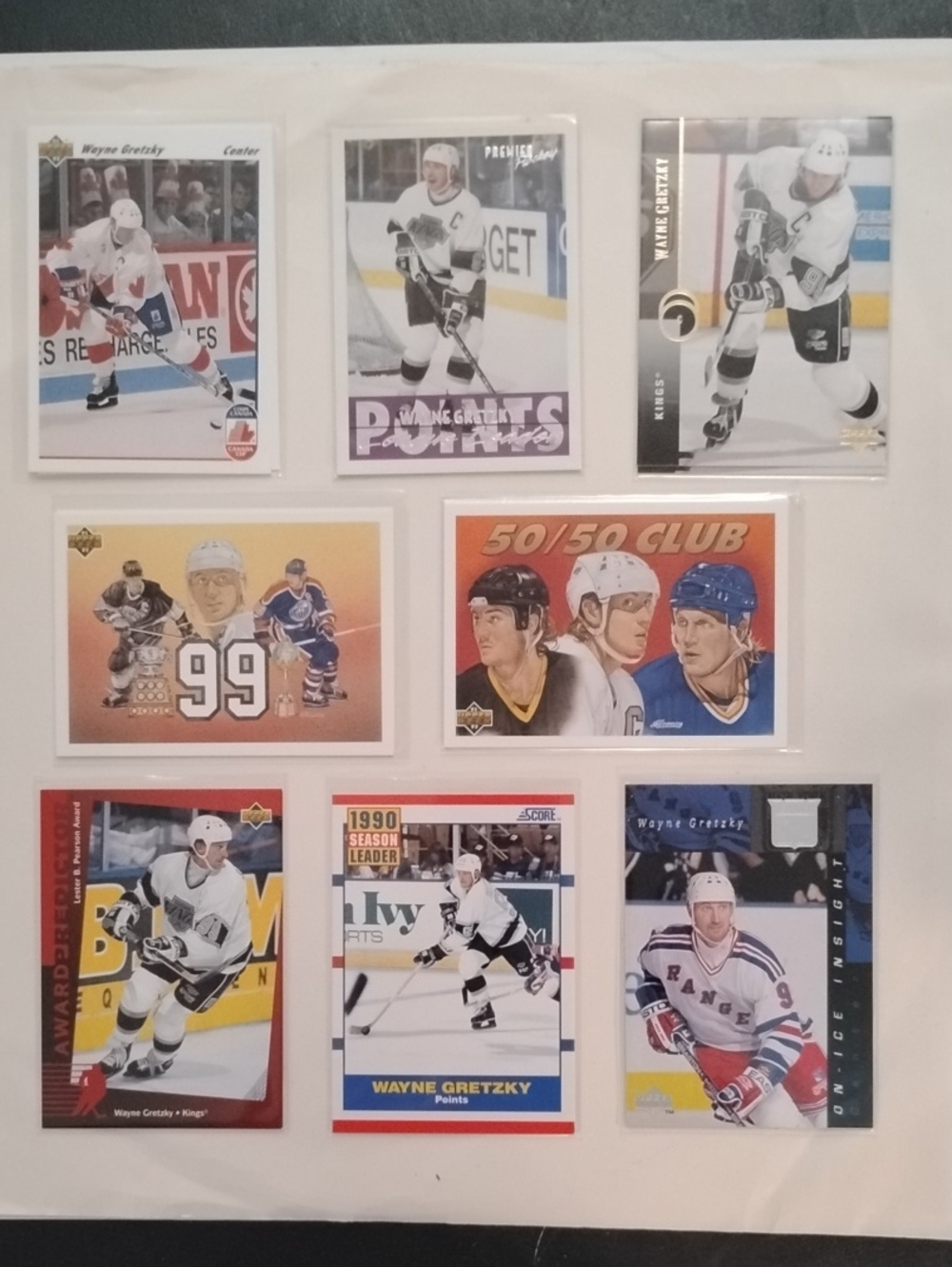 Wayne Gretzky Hockey Card Collection
